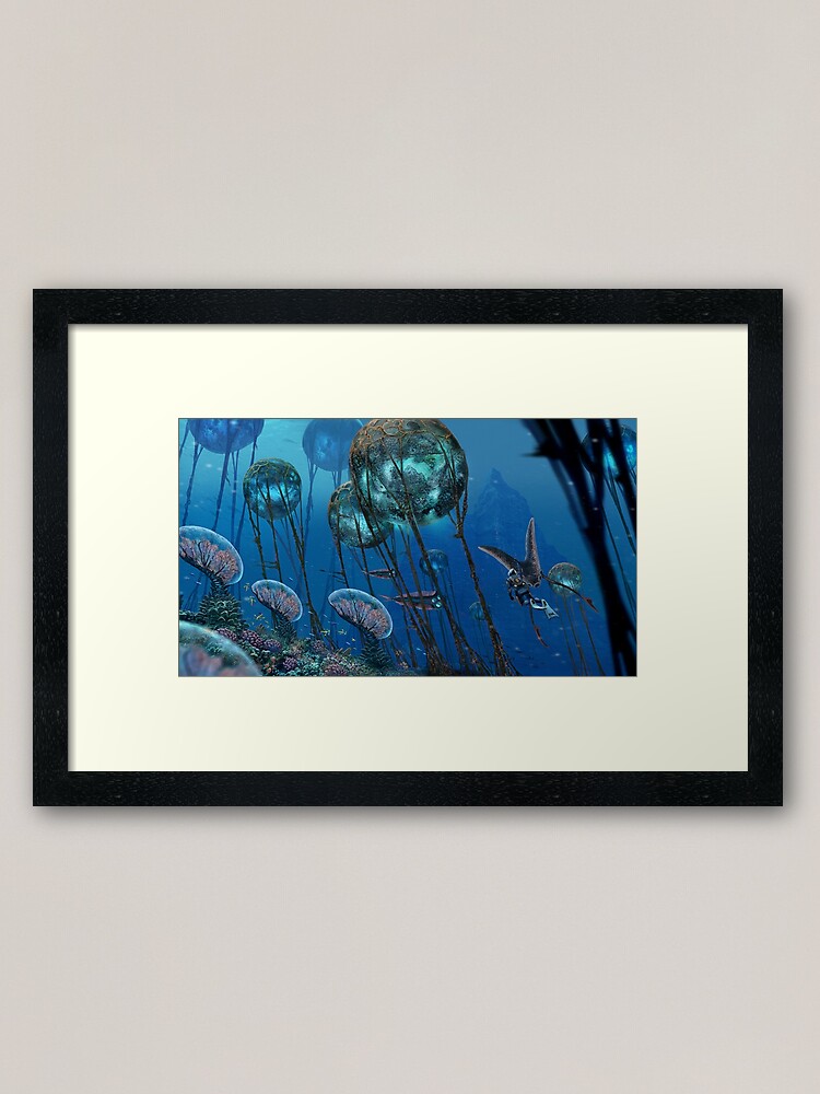 Alternate view of The Grand Reefs Framed Art Print