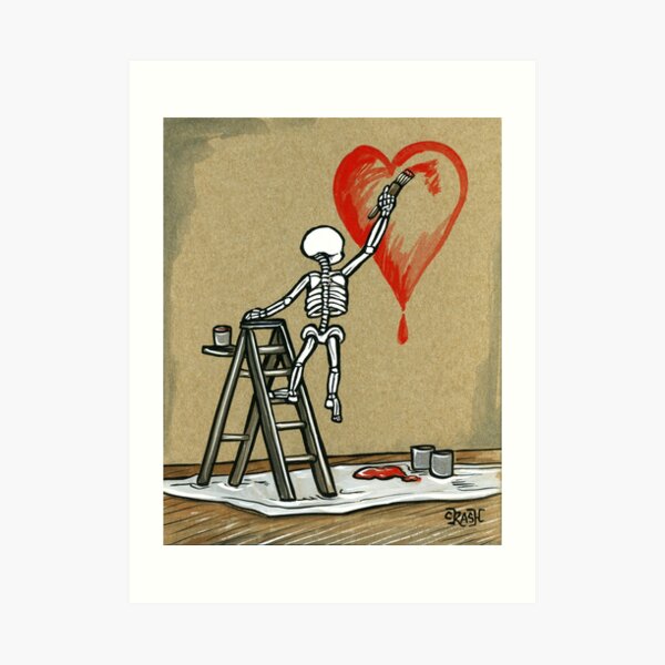 Paint The Love Art Print