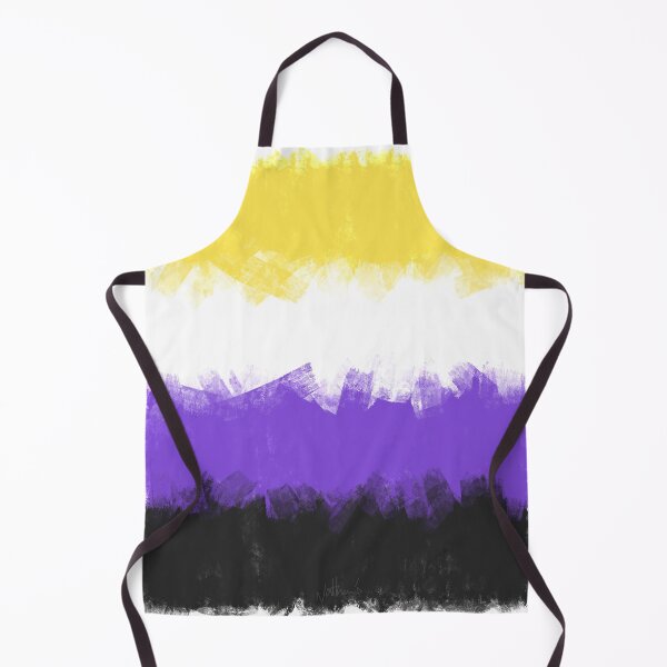Item preview, Painted Non Binary Flag designed and sold by Nathan Garcés.