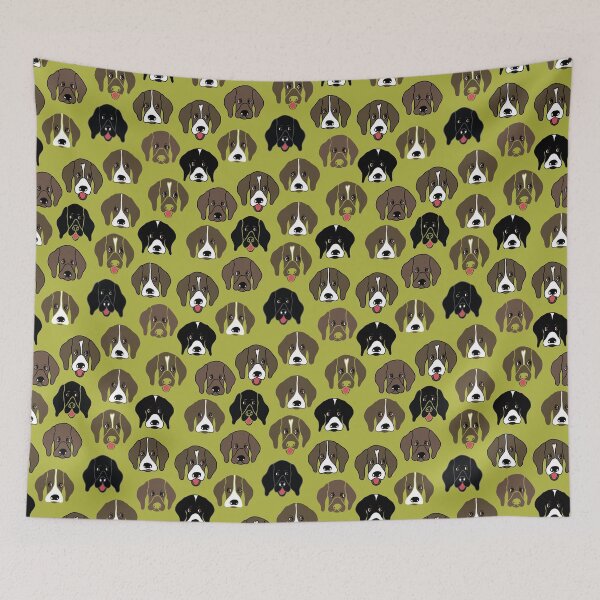 Item preview, German Shorthaired Pointer faces designed and sold by 74MainStreet.