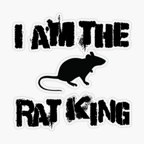 The Rat King Sticker for Sale by WhisperWillYou