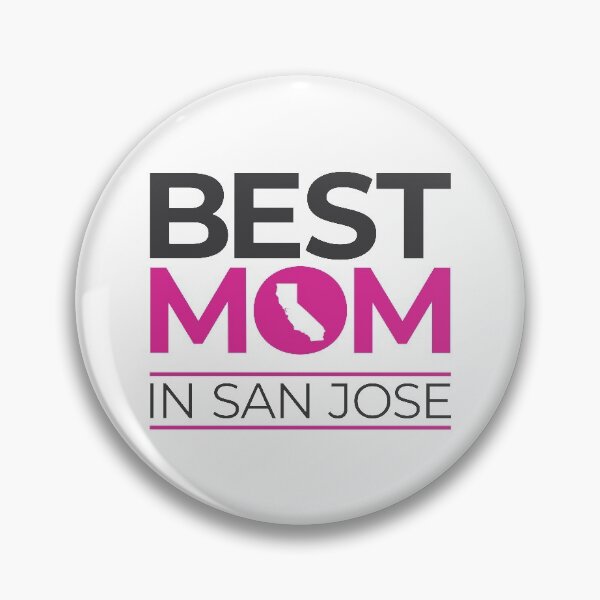 Item preview, Best Mom In San Jose (pink/gray) designed and sold by OddPop.