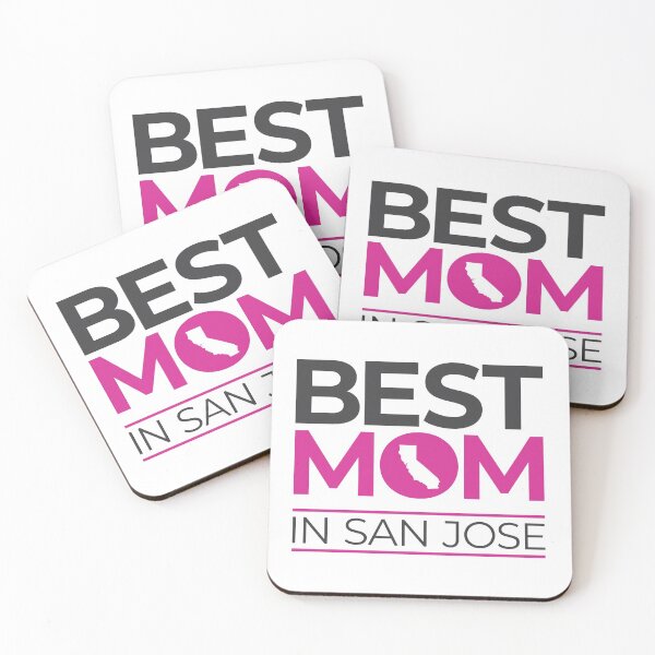 Item preview, Best Mom In San Jose (pink/gray) designed and sold by OddPop.