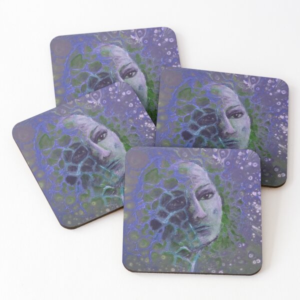 Item preview, Birth of an Android - purple and green designed and sold by Karen Simon.
