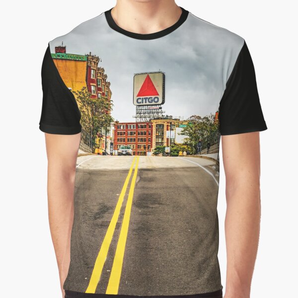 Boston Citgo Sign Down Brookline Avenue Graphic T-Shirt for Sale by  Gregory Ballos
