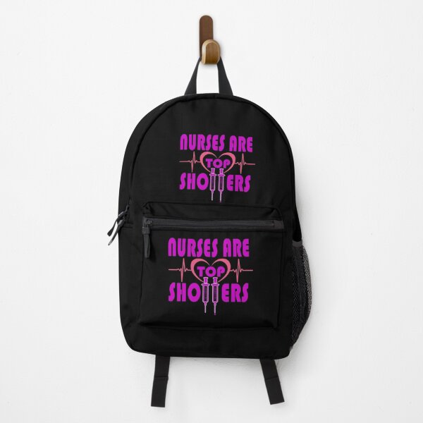 Item preview, Nurses are Top Shotters (on black background) designed and sold by collingalanos80.