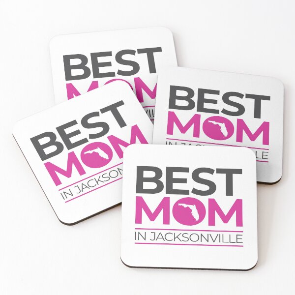 Item preview, Best Mom In Jacksonville (pink/gray) designed and sold by OddPop.