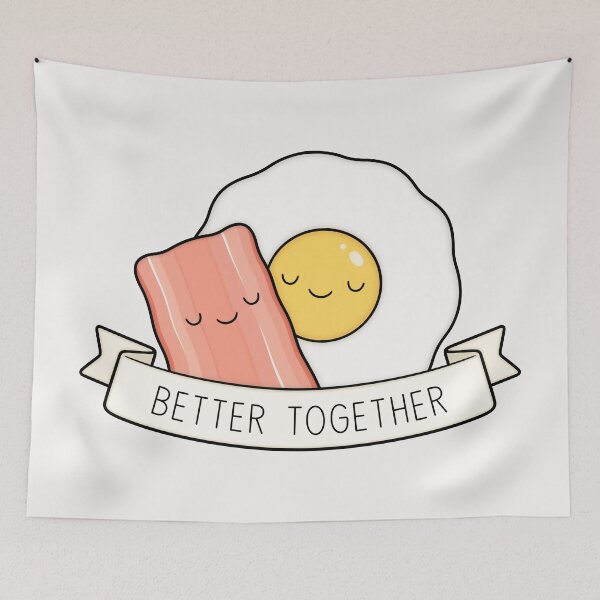 Item preview, Bacon And Eggs | Better Together designed and sold by kimvervuurt.