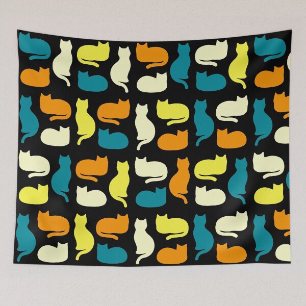 Item preview, Color Pattern Cats designed and sold by Timegraf.
