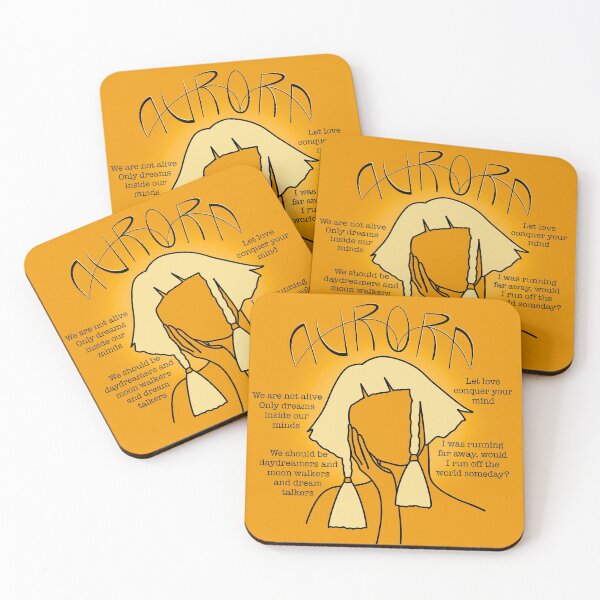 Item preview, Aurora Music Quote Design Orange designed and sold by Galact1cFox.