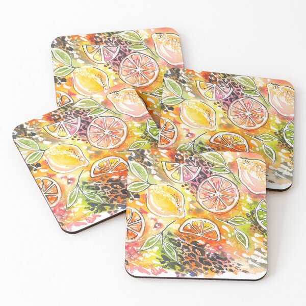 Item preview, Lemon Leopard Pattern Bold designed and sold by sarahvogelart.