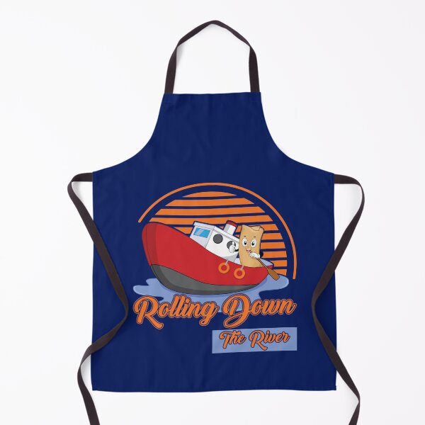 Item preview, Rolling Down The River - Funny Eggroll In A Boat designed and sold by SharpThreadZ.
