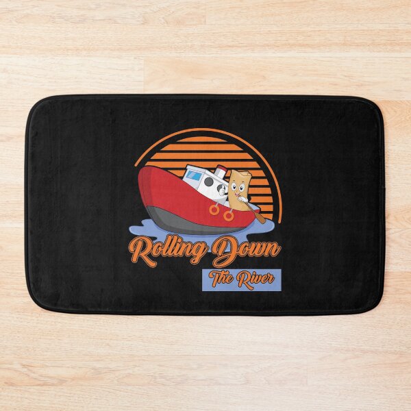 Item preview, Rolling Down The River - Funny Eggroll In A Boat designed and sold by SharpThreadZ.
