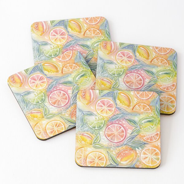 Item preview, Lemon Leopard Pattern Soft designed and sold by sarahvogelart.