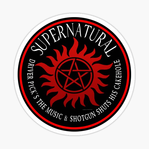 Supernatural Driver pricks the music Sticker