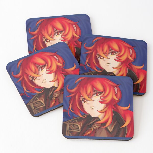 Item preview, Smirking Diluc designed and sold by thedelkartist.