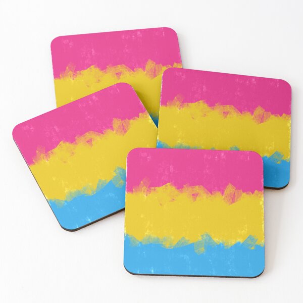 Item preview, Painted Pansexual Flag designed and sold by Nathan Garcés.