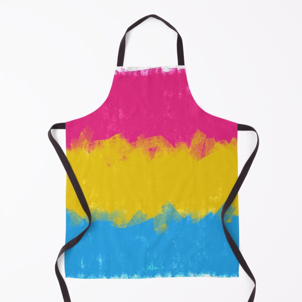 Item preview, Painted Pansexual Flag designed and sold by Nathan Garcés.