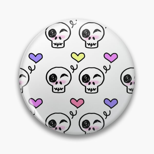 Item preview, Cute Skulls Winking designed and sold by Skeletornation.