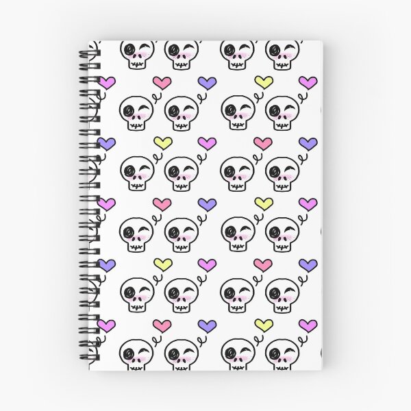 Item preview, Cute Skulls Winking designed and sold by Skeletornation.