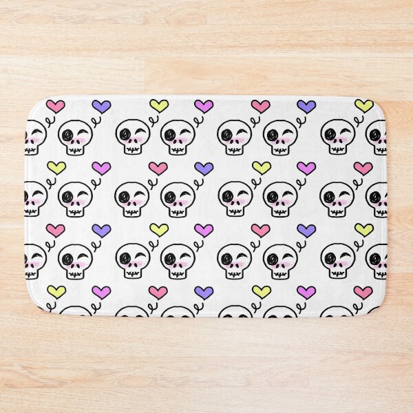 Item preview, Cute Skulls Winking designed and sold by Skeletornation.