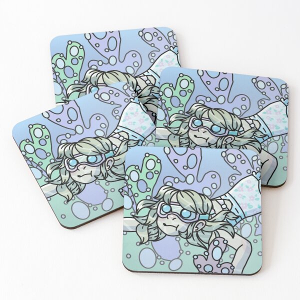 Item preview, girl swimming in ocean designed and sold by TheChildsGarden.