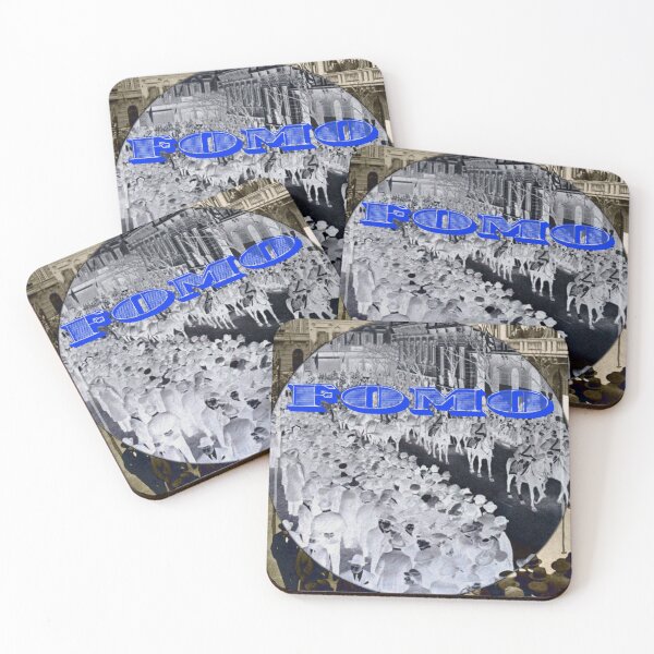 Item preview, FOMO | Blue | Retro | Vintage designed and sold by spinolator.