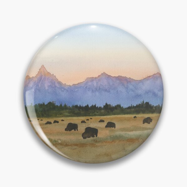 Item preview, Jacksonhole Wyoming Sunrise designed and sold by sarahvogelart.