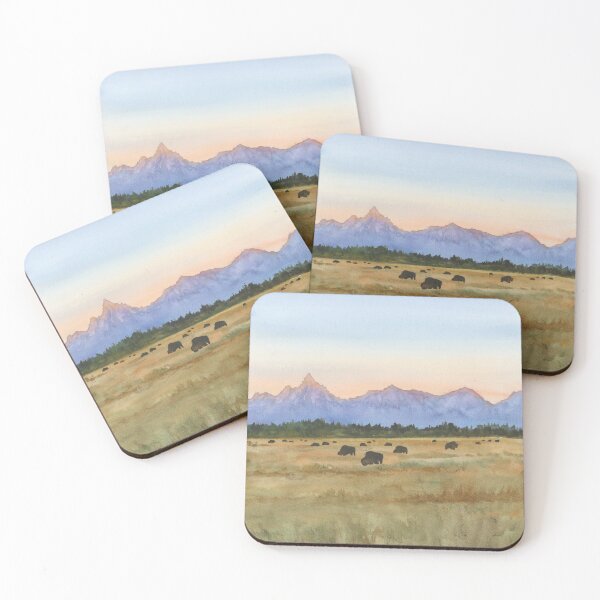 Item preview, Jacksonhole Wyoming Sunrise designed and sold by sarahvogelart.