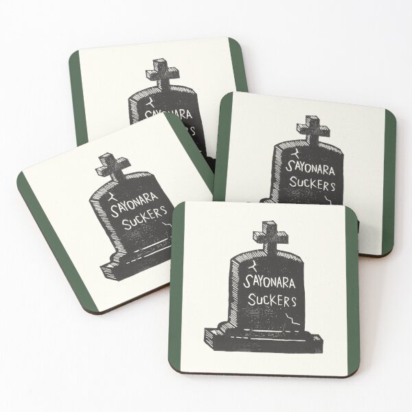 Item preview, Sayonara Suckers Gravestone designed and sold by Bad-Wisdom.