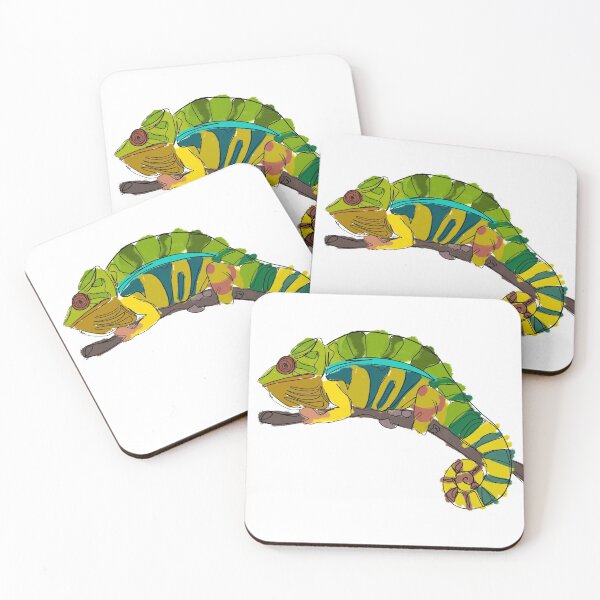 Item preview, Colourful Chameleon Minimalist  designed and sold by willowsbunnies.