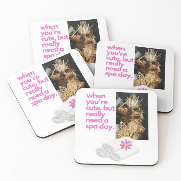 Item preview, Funny Crazy Fur Yorky Needs Spa Day designed and sold by StormyMuse.