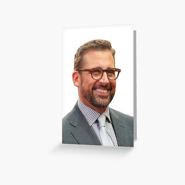 Steve Carell Greeting Card