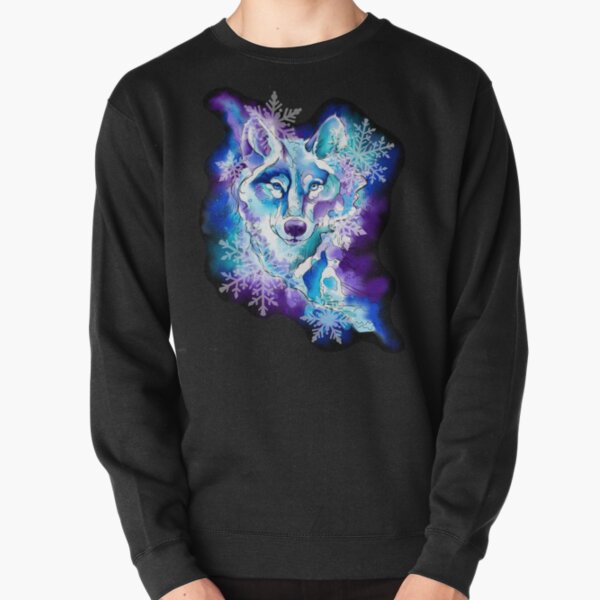 Ice Wolf Pullover Sweatshirt