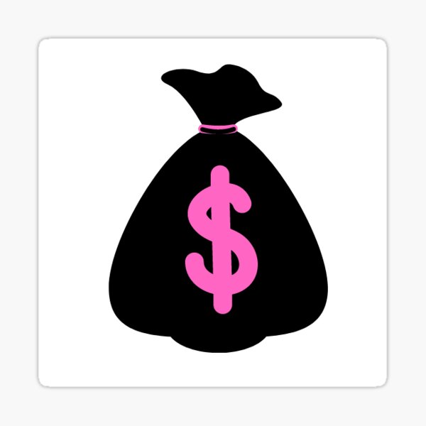 Money Bag Stickers for Sale - Pixels