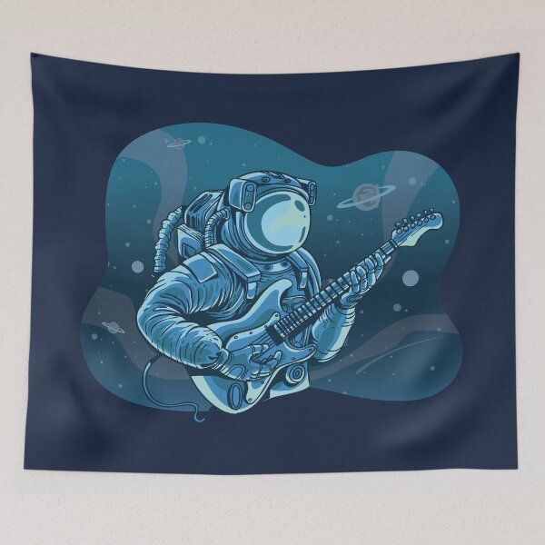 Item preview, Astronaut Rocking Out in Outer Space designed and sold by SLAG-Creative.