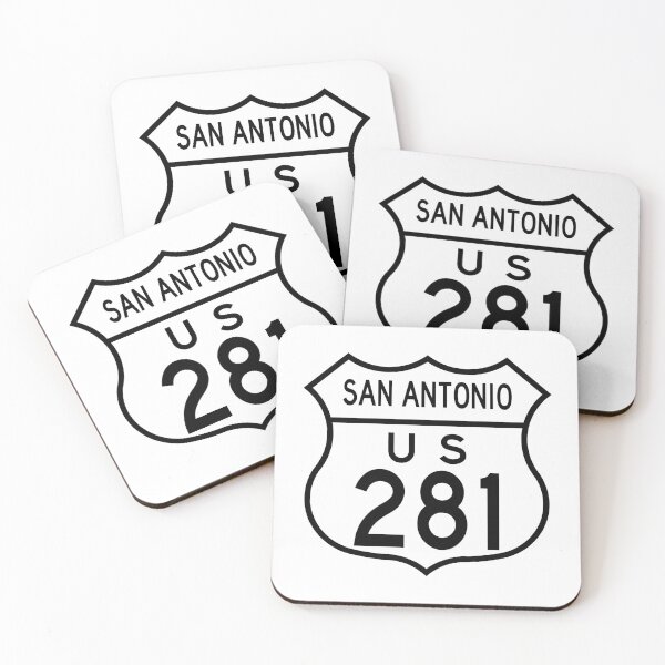 Item preview, San Antonio Route 281 US Road Sign  designed and sold by Kiwidom.