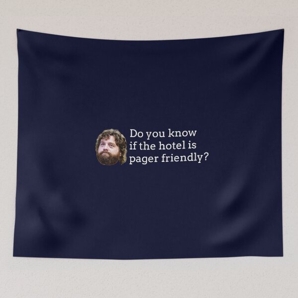 Item preview, Do you know if the hotel is pager friendly? designed and sold by Primotees.