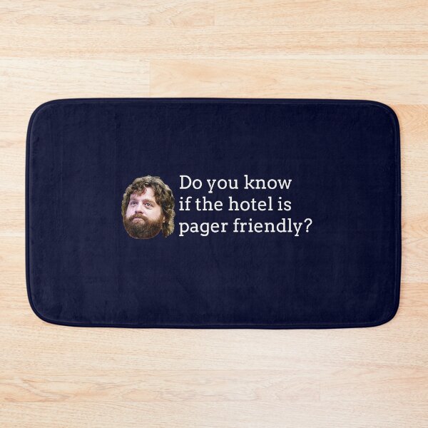Item preview, Do you know if the hotel is pager friendly? designed and sold by Primotees.