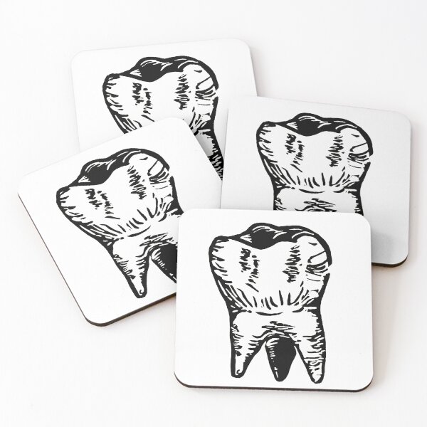 Item preview, Wisdom Tooth Linocut Blockprint designed and sold by Bad-Wisdom.