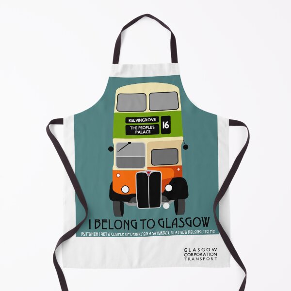 Item preview, Vintage Glasgow double decker Bus designed and sold by YouNeedKitch.