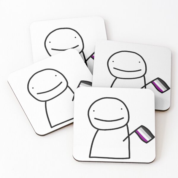 Item preview, dream blob with asexual pride flag designed and sold by sezalilly.