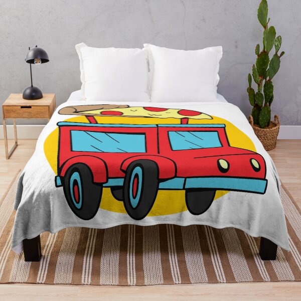 Item preview, Pizza Truck Cartoon designed and sold by infleims.