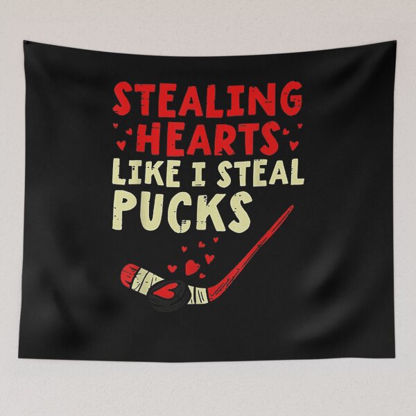 Item preview, Stealing Heart Like I Steal Pucks Hockey Gift  designed and sold by venitamara.