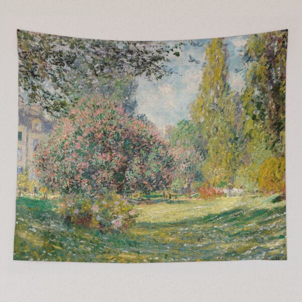 Item preview, The Parc Monceau 1876 - Monet Painting Window View  designed and sold by molamode.