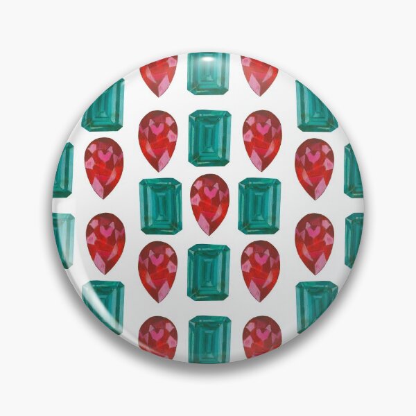 Item preview, Ruby and Emerald Gemstone Artwork designed and sold by Kinasart.