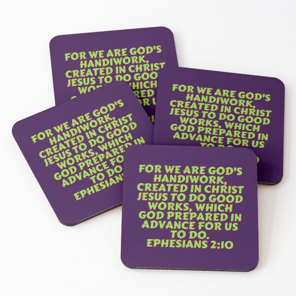 Item preview, Bible Verse Ephesians 2:10 designed and sold by Prayingwarrior.