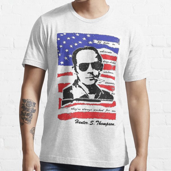 Navy Long Sleeved Gonzo Tee – Official Hunter S. Thompson Gonzo Store