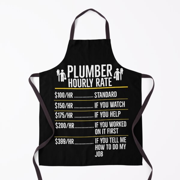 Item preview, Plumber Hourly Rate Funny Gift designed and sold by Luna1Shop.