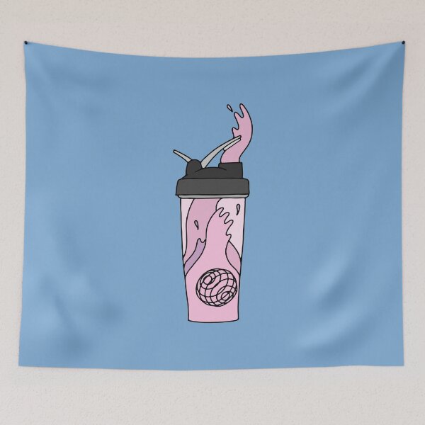 Item preview, Strawberry Pink Protein Shake Shaker designed and sold by murialbezanson.